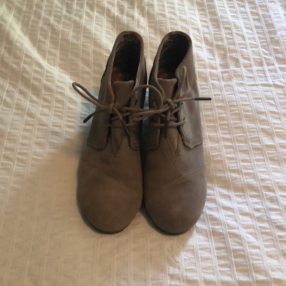 ‘Desert’ Wedge Booties